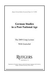 12.1.09 Goetschel Lecture - Department of Germanic, Russian, and ...