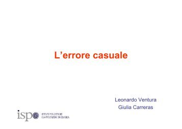 L'errore Casuale