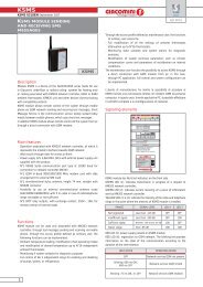 KSMS MODULE SENDING AND RECEIVING SMS ... - Giacomini SpA