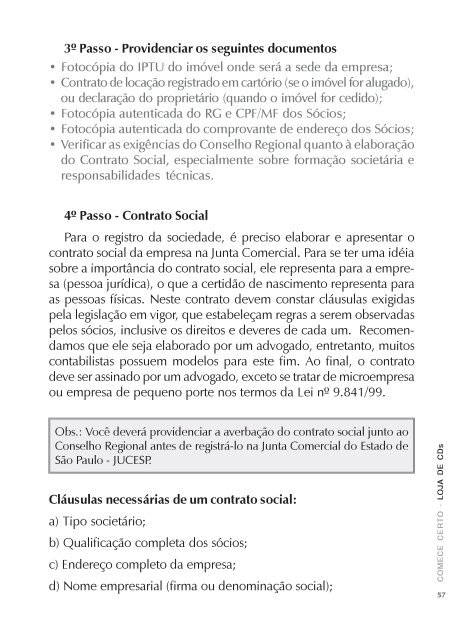 Loja de CDs - COMPLETO - Sebrae