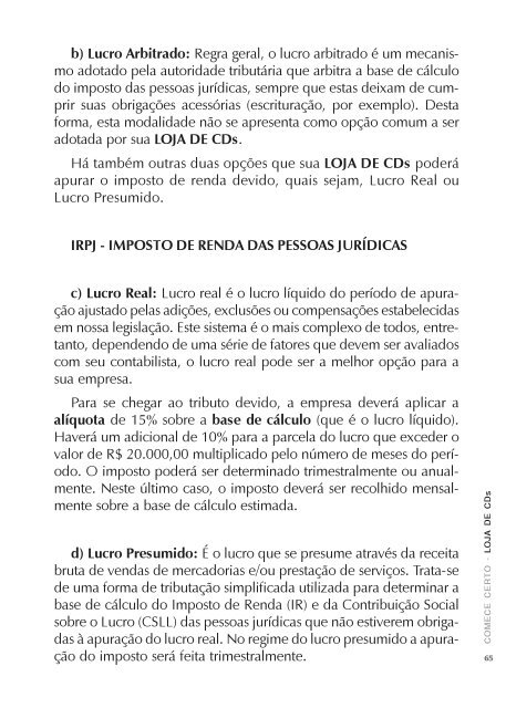 Loja de CDs - COMPLETO - Sebrae