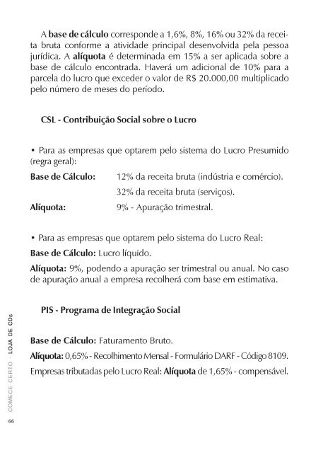 Loja de CDs - COMPLETO - Sebrae