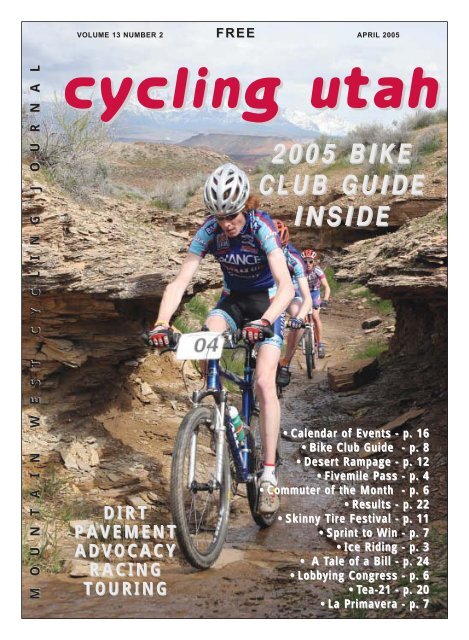 April 2005 Issue - Cycling Utah