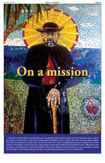 On a mission - Archdiocese of Vancouver