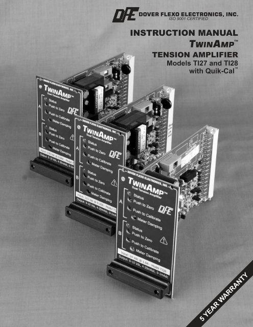 Instruction Manual (pdf) - Dover Flexo Electronics, Inc