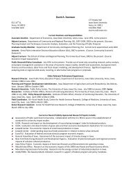 David A. Swenson - Department of Economics - Iowa State University