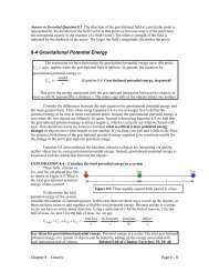 Section 8-4: Gravitational Potential Energy - WebAssign