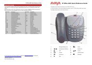 IP Office 4601 Quick Reference Guide - Digitcom