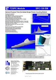 SPC-130 EM TCSPC Module - Becker & Hickl