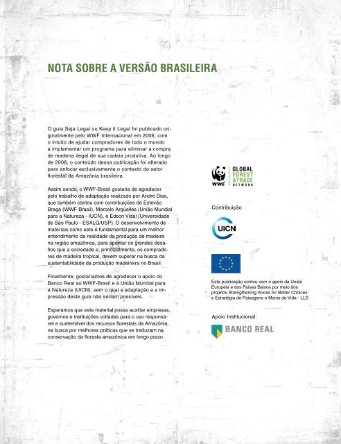 guia Seja Legal - WWF Brasil