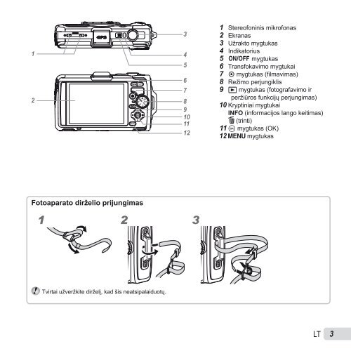 Naudojimo instrukcija TG-1