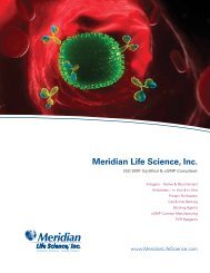 Meridian Life Science, Inc. - Antibodies, Antigens, Blocking agents ...