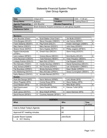 9/4/12 Bulkload Meeting Agenda and Notes - Statewide Financial ...