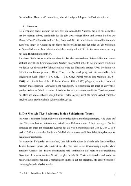 Akzess-Arbeit Altes Testament bei Prof. Dr. Th. Krüger Theologische ...