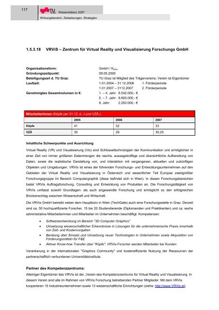 I Wirkungsbereich, Zielsetzungen, Strategien - mibla.TUGraz.at