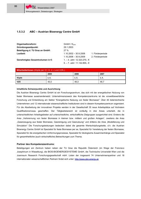 I Wirkungsbereich, Zielsetzungen, Strategien - mibla.TUGraz.at