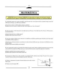 2 MATEMÃTICA - Comvest