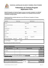 Fellowship Application form