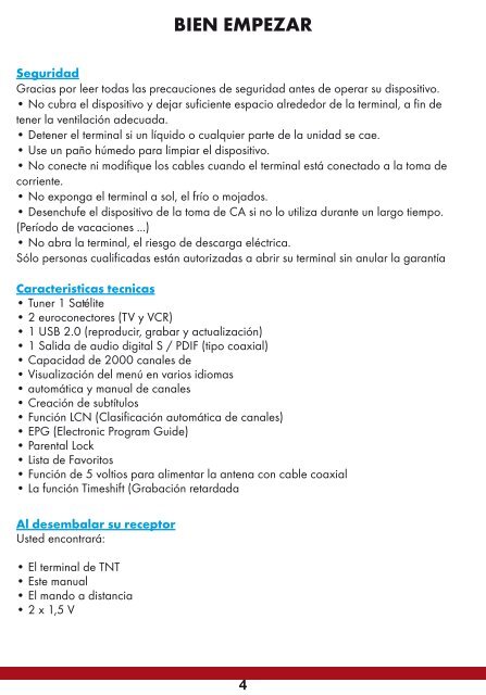 Manual de utilizaciÃƒÂ³n - OPTEX