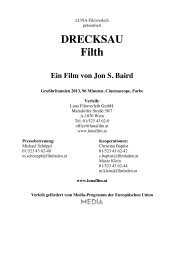DRECKSAU Filth Ein Film von Jon S. Baird - Luna Filmverleih