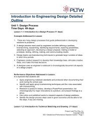 Introduction to Engineering Design Detailed Outline