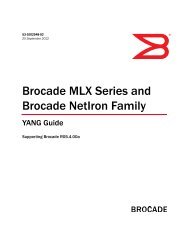 Brocade MLX Series and Brocade NetIron Family YANG Guide, 05.4 ...