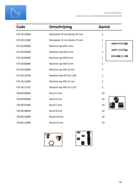 download catalogus N-Products