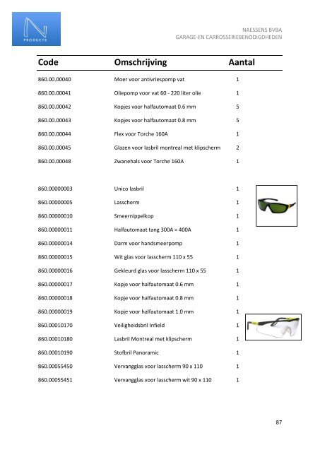 download catalogus N-Products