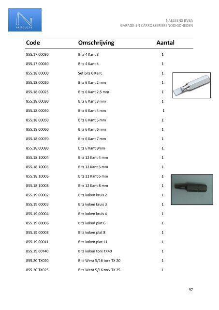 download catalogus N-Products