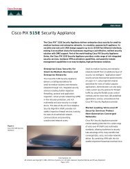 Cisco PIX 515E Security Appliance