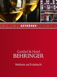 als PDF downloaden - Hotel Restaurant Behringer