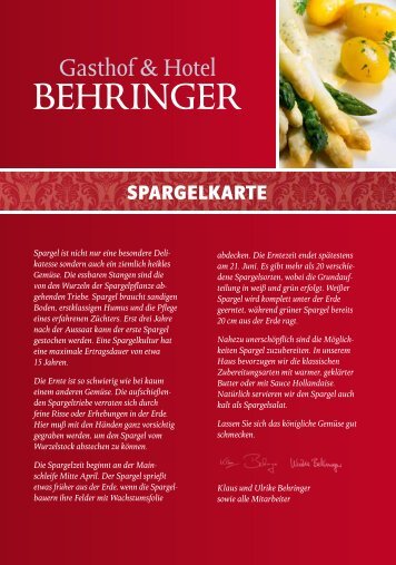 Hotel Restaurant Behringer