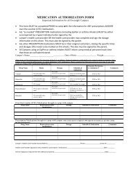 MEDICATION AUTHORIZATION FORM - UMKC Athletics