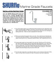 Trinidad - Folding Tap 133-0208-CP - SHURflo