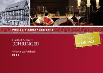 Extraspro Zimmer und Nacht - Hotel Restaurant Behringer