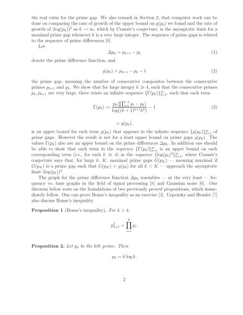 Using Bonse's Inequality to Find Upper Bounds on Prime Gaps