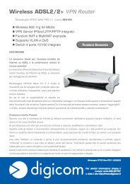 Wireless ADSL2/2+ VPN Router - Digicom