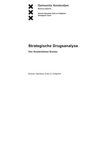 Strategische drugsanalyse - Vier Amsterdamse scenes - Veiligheid