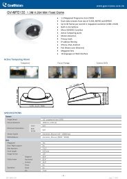 GV-MFD130 Datasheet - CCTV Cameras