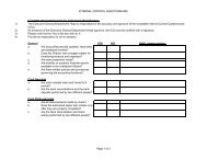 INTERNAL CONTROL QUESTIONNAIRE Complete the ... - Sjckids.org