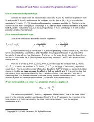 Multiple R 2 and Partial Correlation/Regression Coefficients - Ecu
