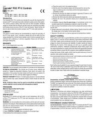 Cascade® POC PT-C Controls - Helena