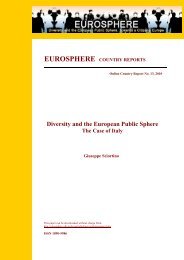 Diversity and the European Public Sphere - Bad Request