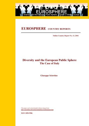Diversity and the European Public Sphere - Bad Request