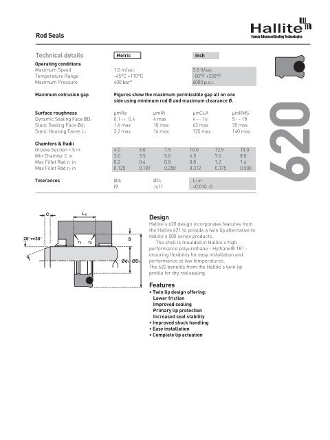 Type 620 - Hallite Seals Canada