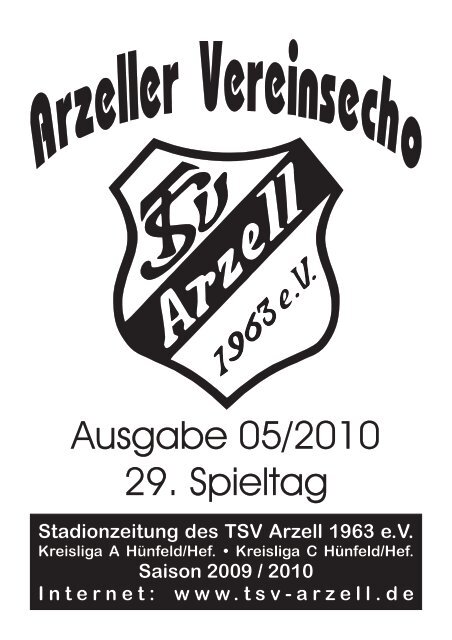 28. Spieltag - TSV Arzell 1963 eV
