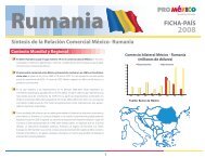Síntesis de la Relación Comercial México- Rumania