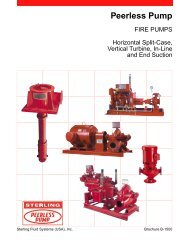 Fire Protection - Peerless Pump