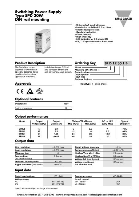 SPD 05 30 1 - Carlo Gavazzi