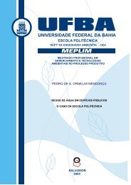 Reuso de Água em Edifícios Públicos - TECLIM - Universidade ...